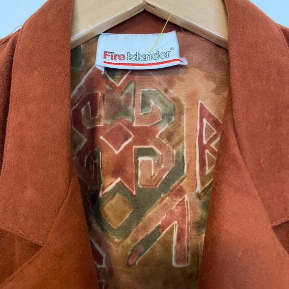 Rust Button down jacket - Picture 3 of 4